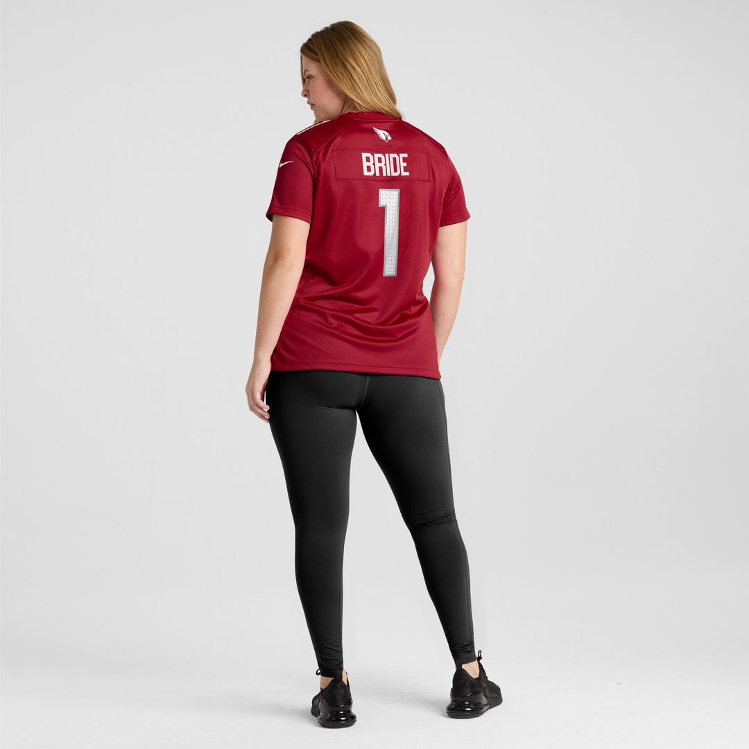 Number 1 Bride Arizona Cardinals Nike Women's Game Jersey - Cardinal