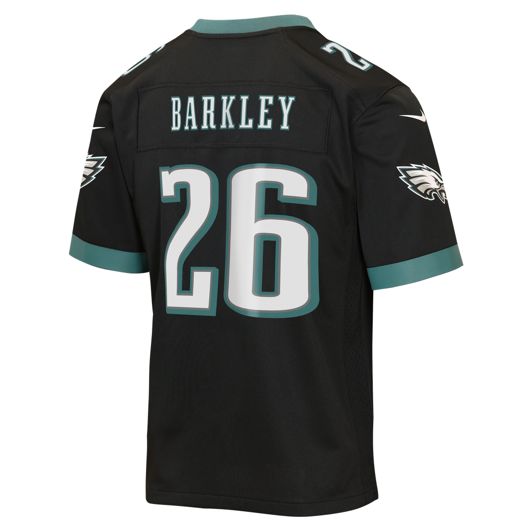 Saquon Barkley Philadelphia Eagles Nike Youth Team Game Jersey - Midnight Green