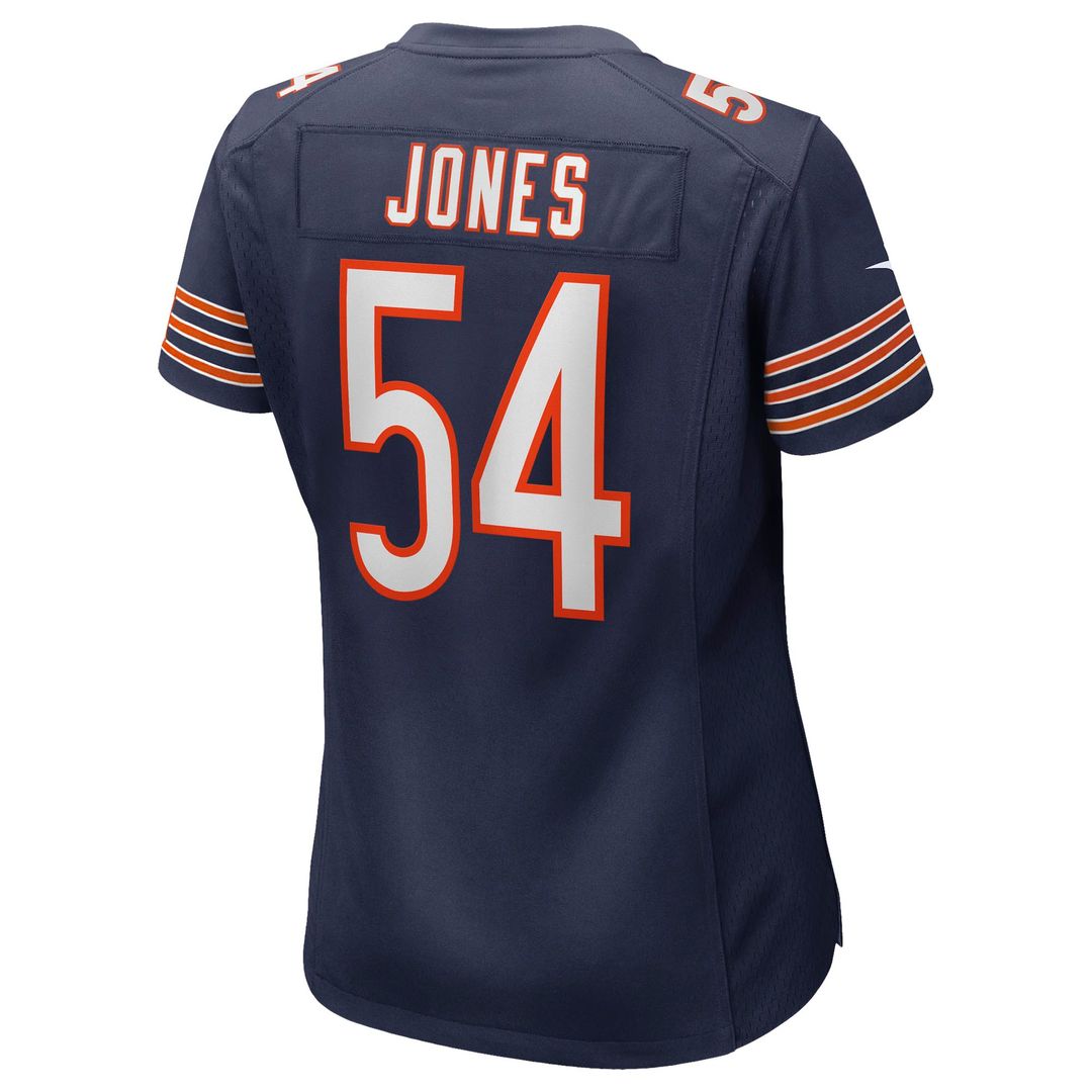 Logan Jones Chicago Bears Nike Women's Team Game Jersey - Navy
