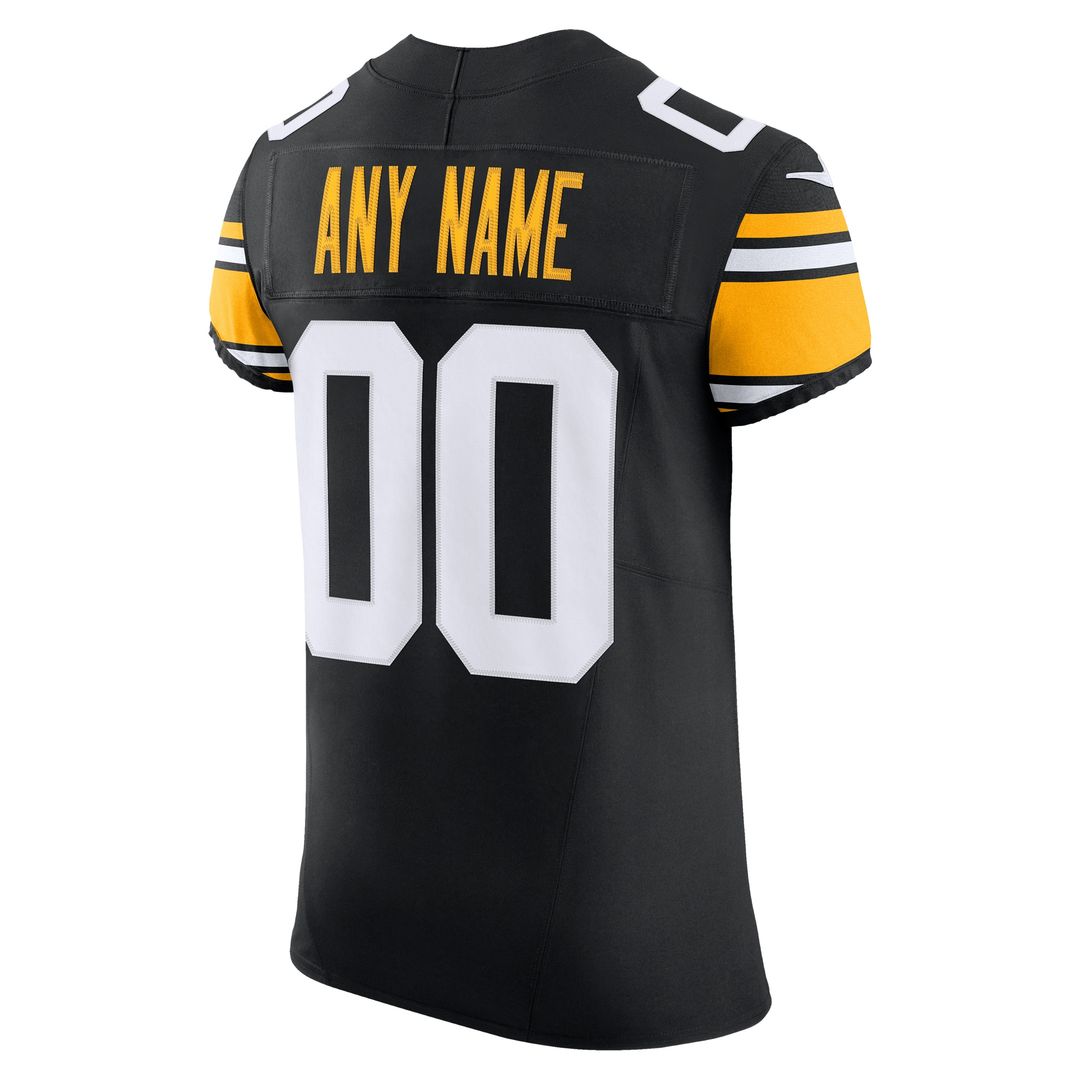 Pittsburgh Steelers Nike Vapor F.U.S.E. Elite Custom Jersey - Black