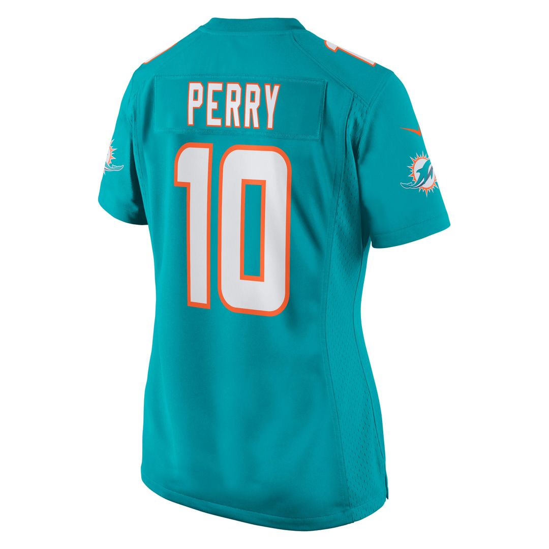 Malcolm Perry Miami Dolphins Nike Women's Game Jersey - Aqua