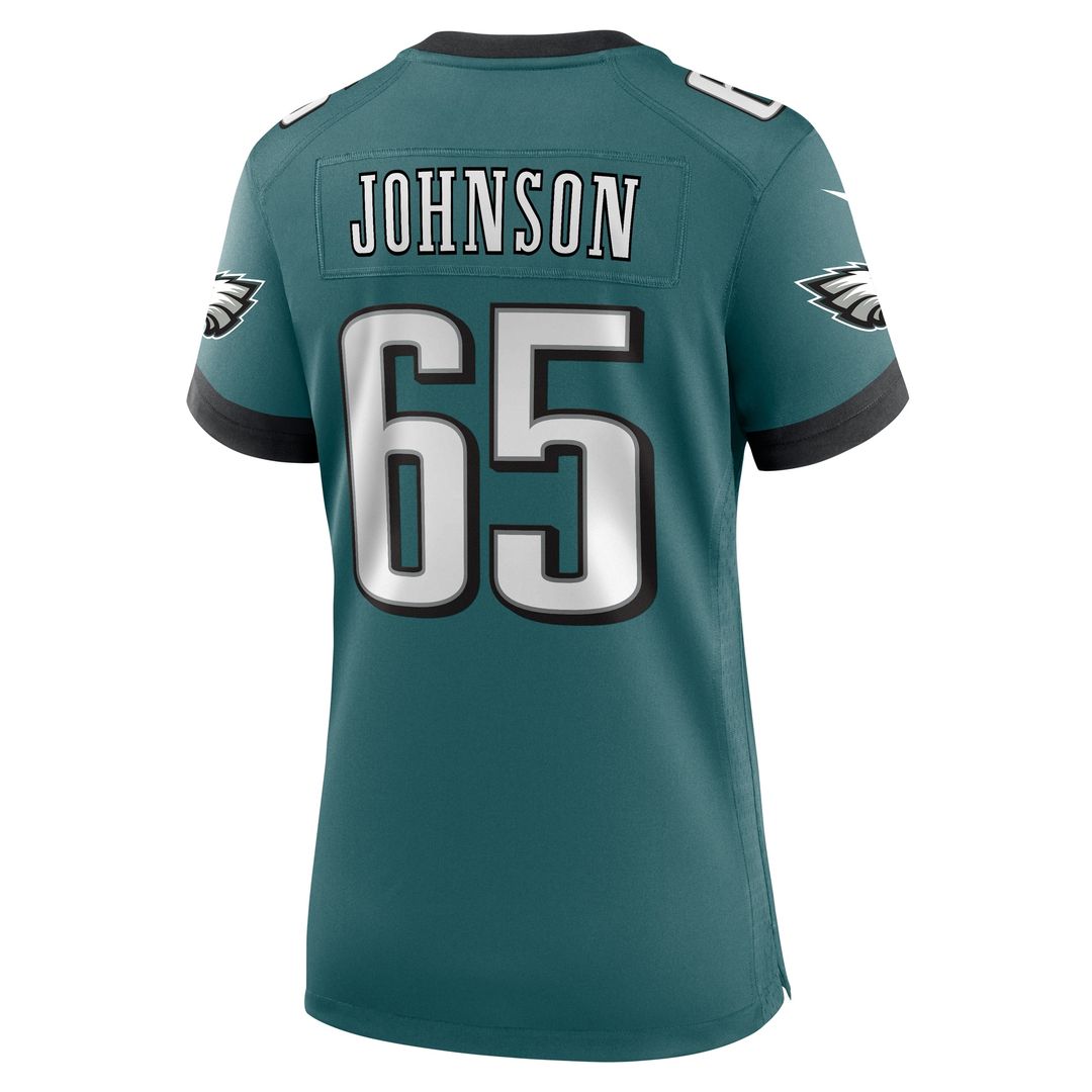 Lane Johnson Philadelphia Eagles Nike Women's Alternate Game Jersey - Kelly Green