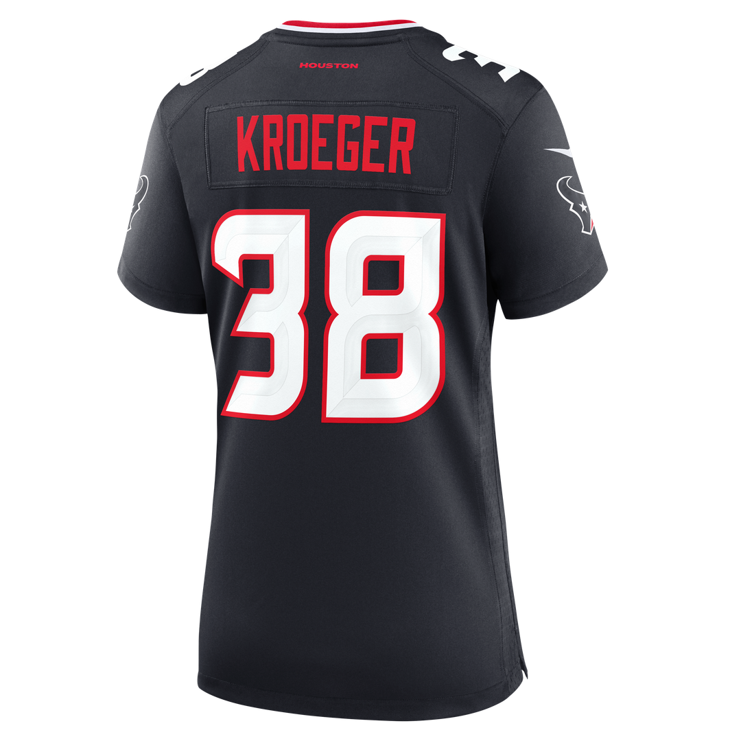 Kai Kroeger Houston Texans Nike Women's Team Game Jersey - Navy