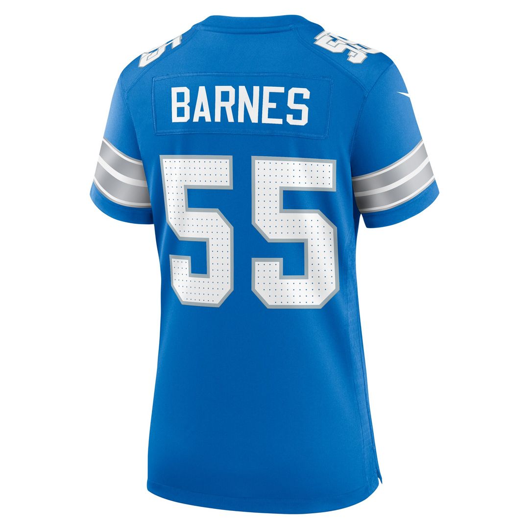 Derrick Barnes Detroit Lions Nike Women's Team Game Jersey - Blue