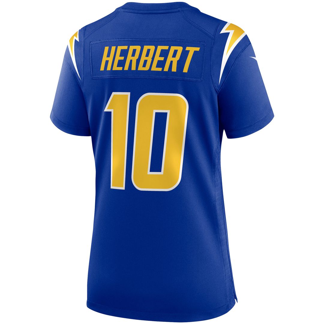Justin Herbert Los Angeles Chargers Nike Women's Alternate Game Jersey - Navy