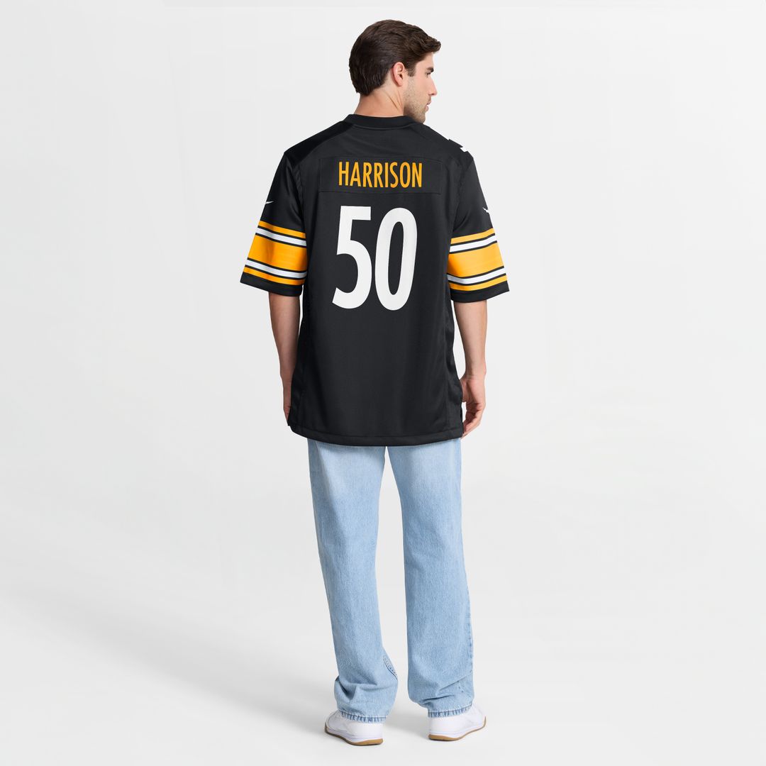 Malik Harrison Pittsburgh Steelers Nike Team Game Jersey - Black