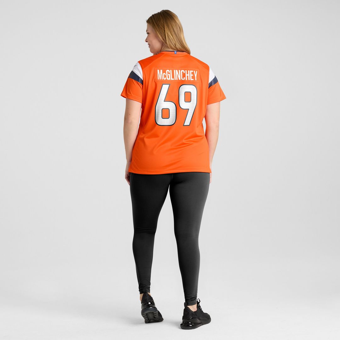 Mike McGlinchey Denver Broncos Nike Women's Team Game Jersey - Orange