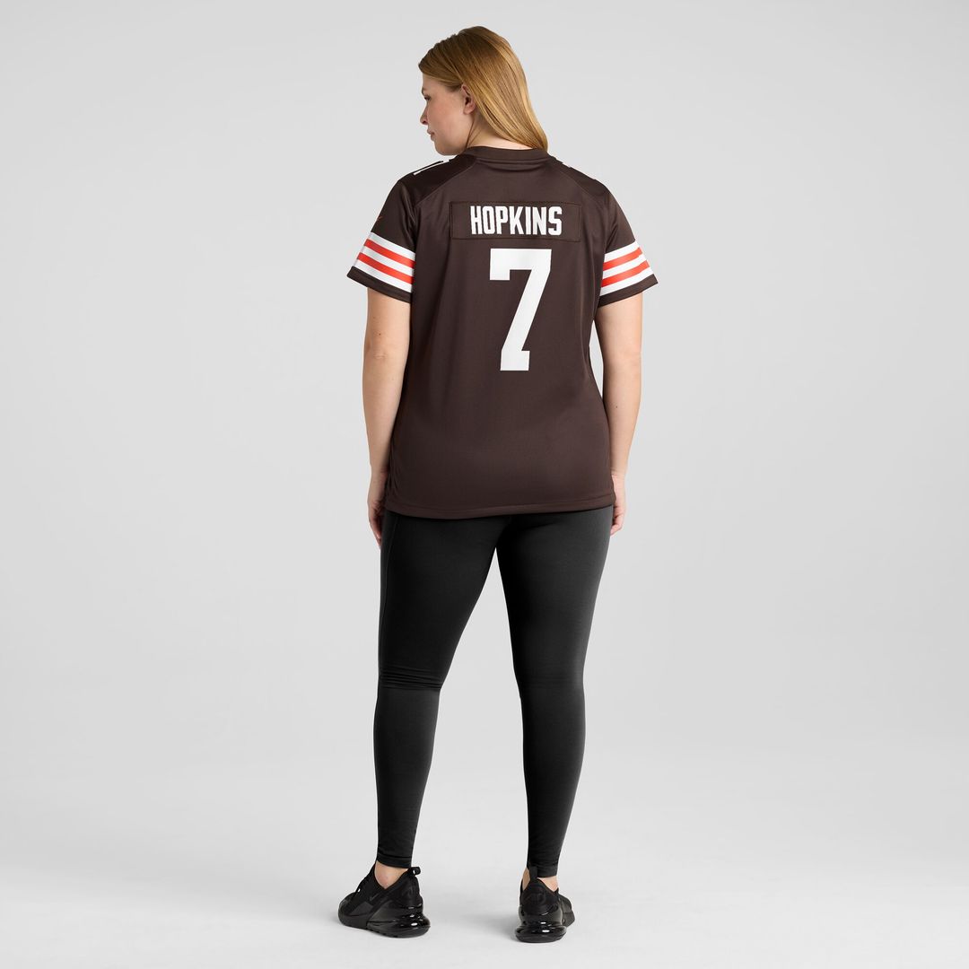 Dustin Hopkins Cleveland Browns Nike Women's Team Game Jersey - Brown