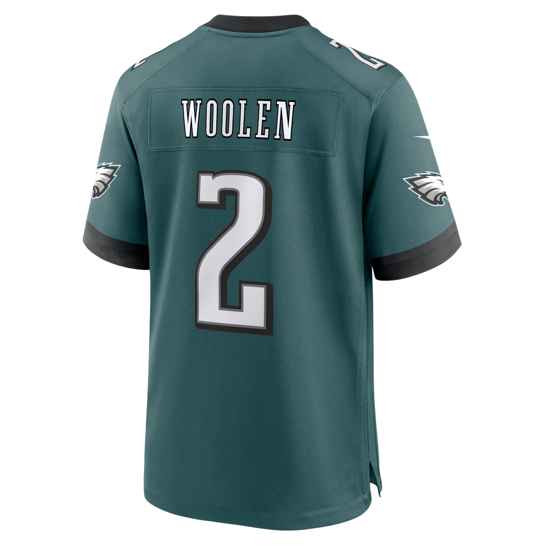 Tariq Woolen Philadelphia Eagles Nike Alternate Game Jersey - Kelly Green