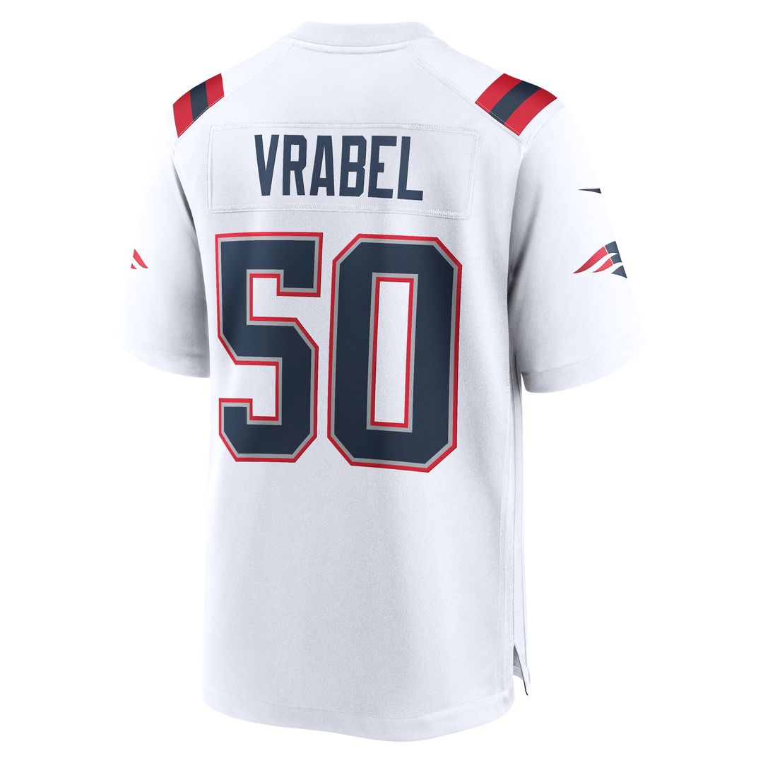 Mike Vrabel New England Patriots Nike Retired Player Game Jersey - White