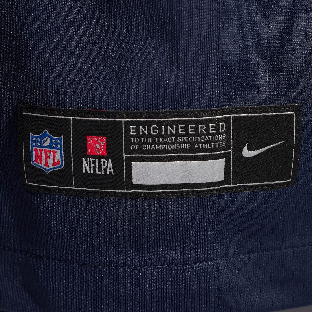 D'Marco Jackson Chicago Bears Nike Team Game Jersey - Navy