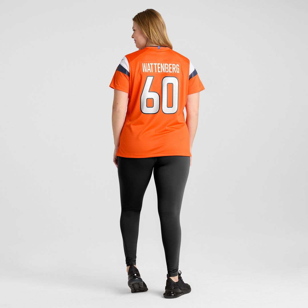 Luke Wattenberg Denver Broncos Nike Women's Team Game Jersey - Orange