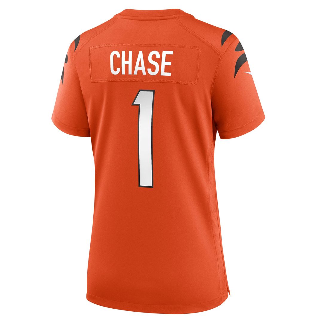 Ja'Marr Chase Cincinnati Bengals Nike Women's Alternate Game Jersey - Orange