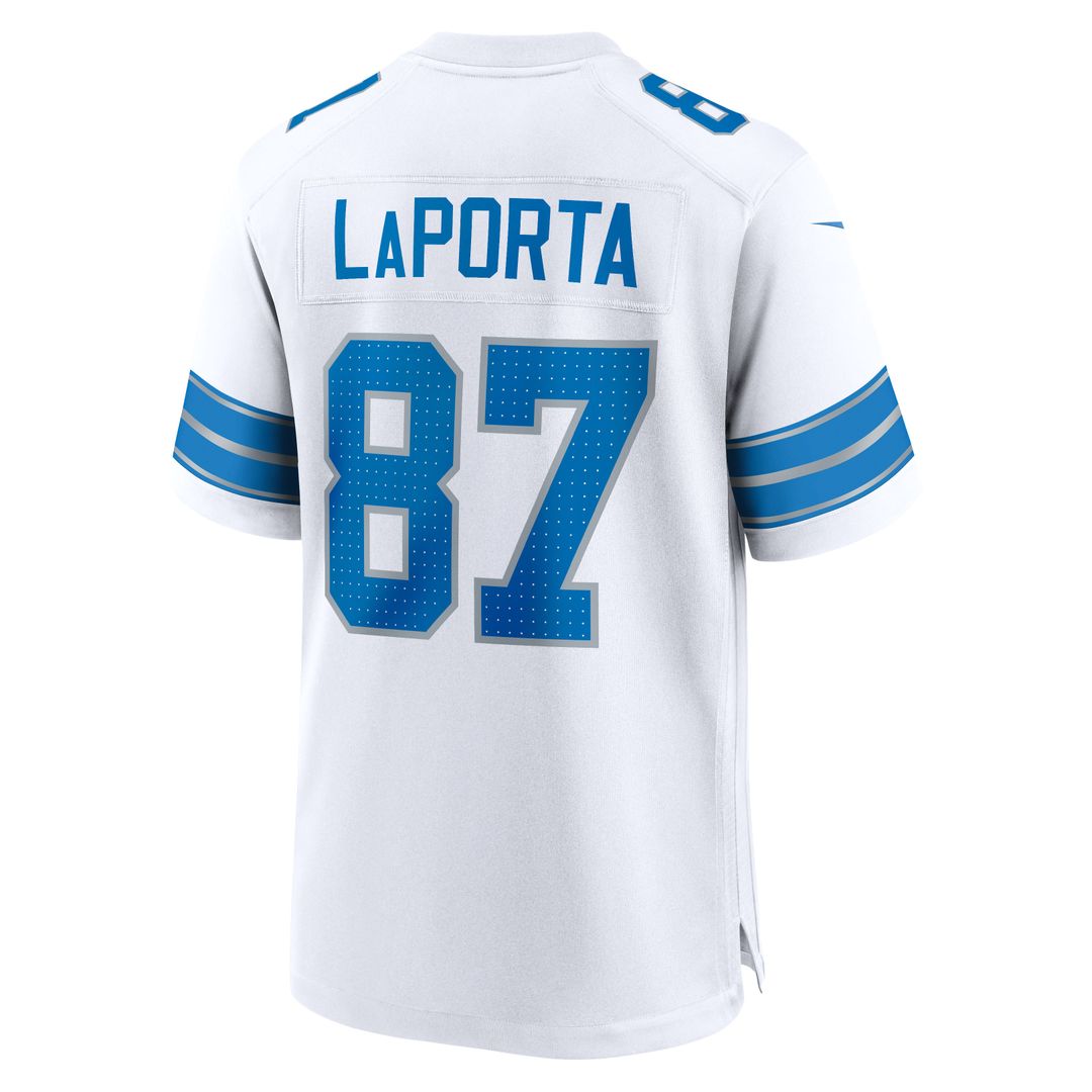 Sam LaPorta Detroit Lions Nike Game Jersey - Blue