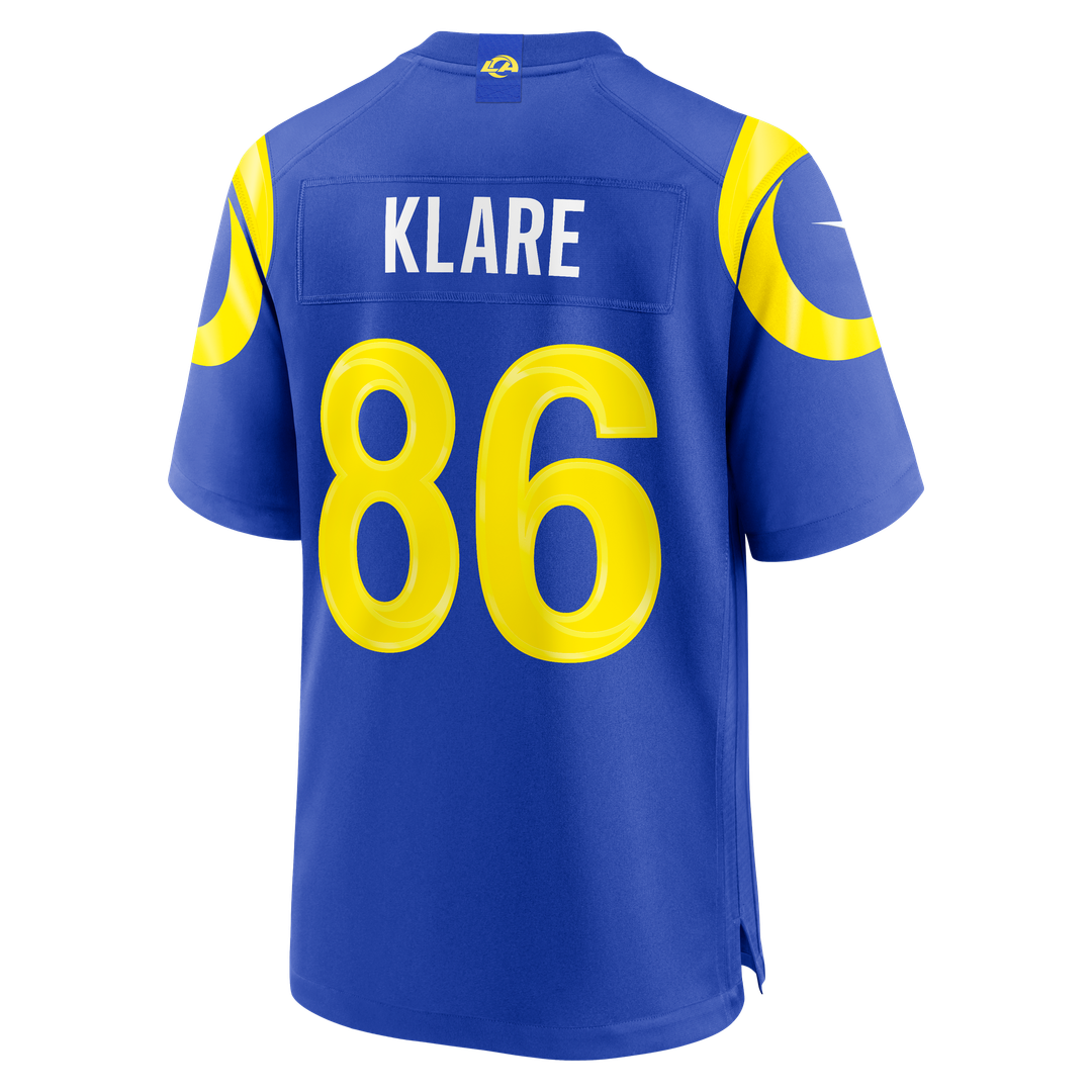 Max Klare Los Angeles Rams Nike Team Game Jersey - Royal