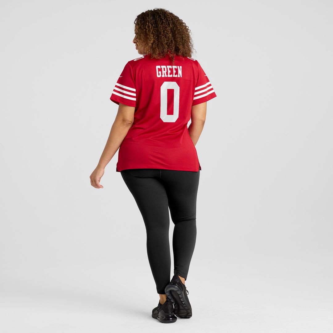 Renardo Green San Francisco 49ers Nike Women's Team Game Jersey - Scarlet