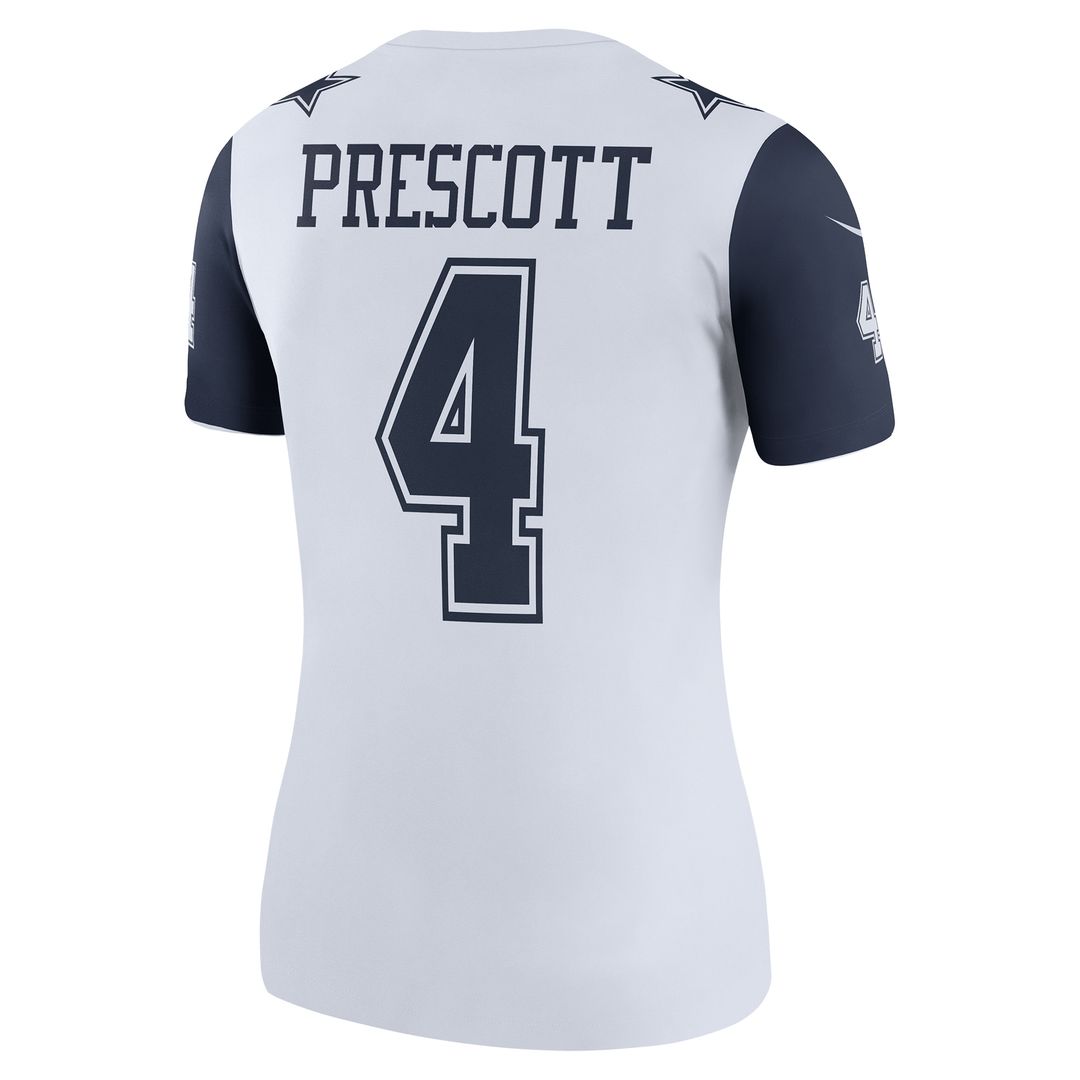 Dak Prescott Dallas Cowboys Nike Women's Legend Player Performance Top - Navy