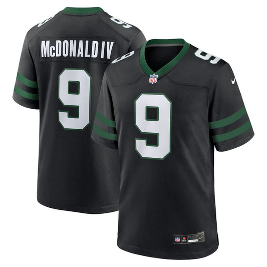 Will McDonald IV New York Jets Nike Alternate Game Jersey - Legacy Black