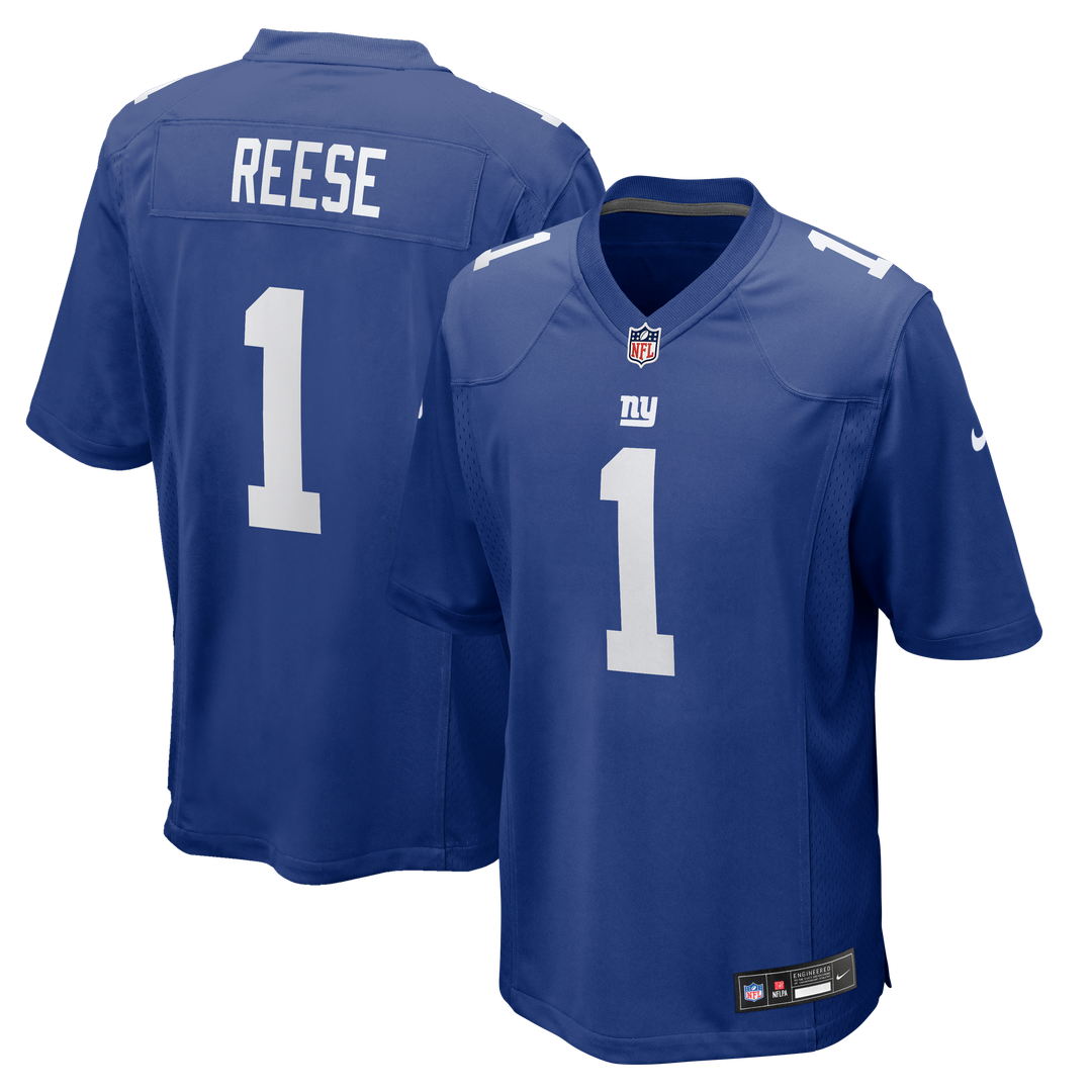 Arvell Reese New York Giants Nike 2026 NFL Draft First Round Pick No. 5 Team Game Jersey - Royal