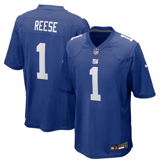 Arvell Reese New York Giants Nike 2026 NFL Draft First Round Pick No. 5 Team Game Jersey - Royal