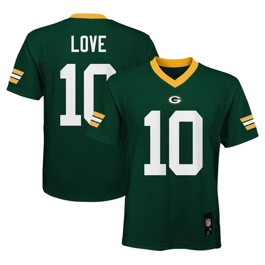Jordan Love Green Bay Packers Youth Replica Player Jersey - Green