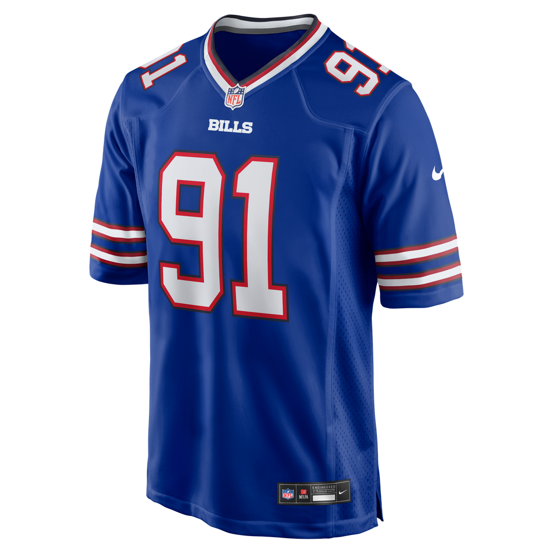 Ed Oliver Buffalo Bills Nike Team Game Player Jersey - Royal