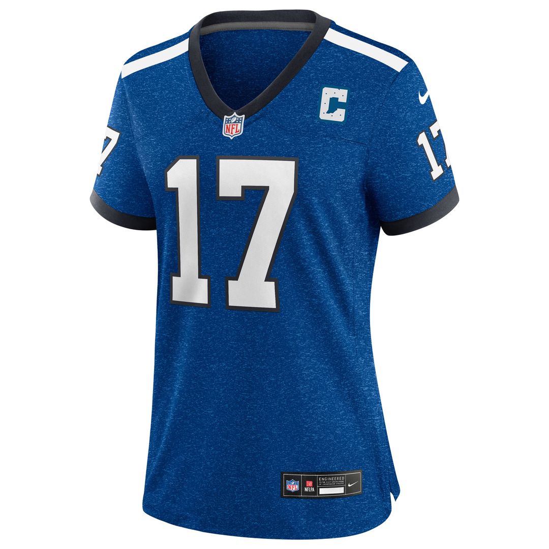 Daniel Jones Indianapolis Colts Nike Women's Alternate 2 Indiana Nights Game Jersey -  Heather Royal