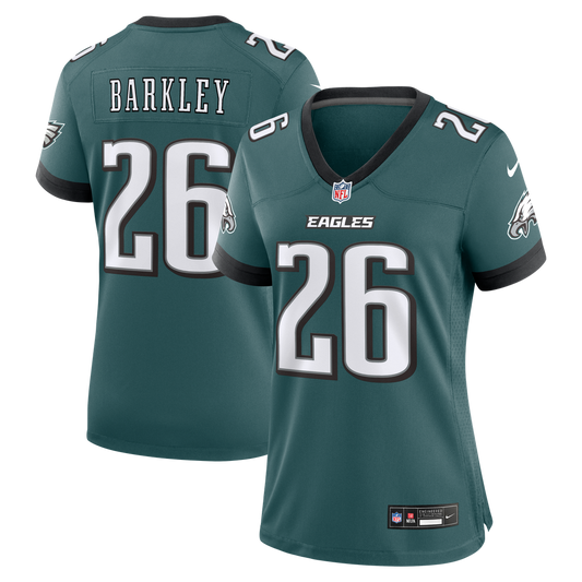 Saquon Barkley Philadelphia Eagles Nike Women's Team Game Jersey -  Midnight Green