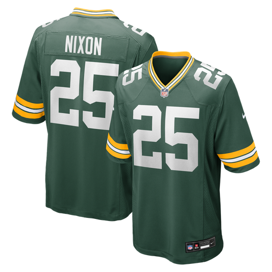 Keisean Nixon Green Bay Packers Nike Game Player Jersey - Green