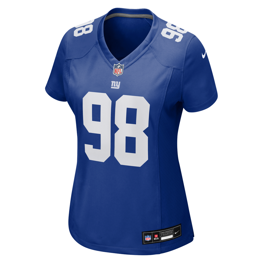 Leki Fotu New York Giants Nike Women's Team Game Jersey - Royal