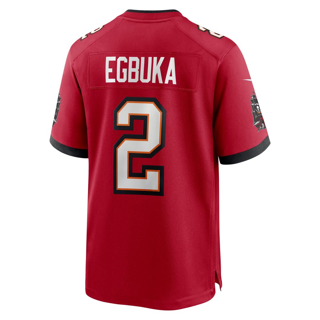 Emeka Egbuka  Tampa Bay Buccaneers Nike Team  Game Jersey -  Red