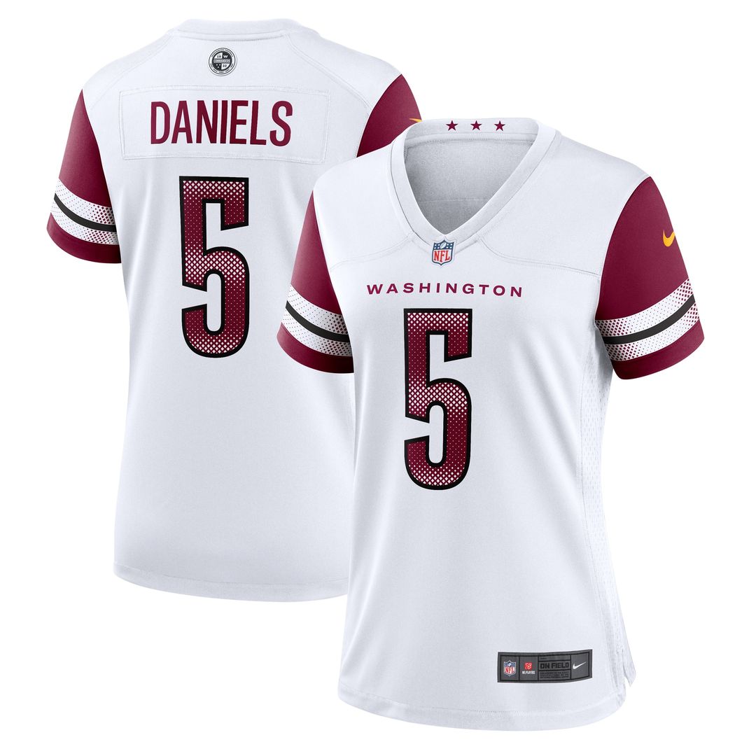 Jayden Daniels Washington Commanders Nike Women's  Player Game Jersey - Burgundy