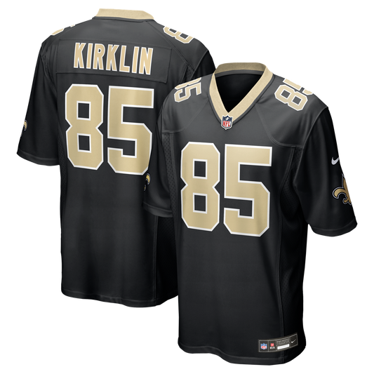 Jontre Kirklin New Orleans Saints Nike Team Game Jersey -  Black