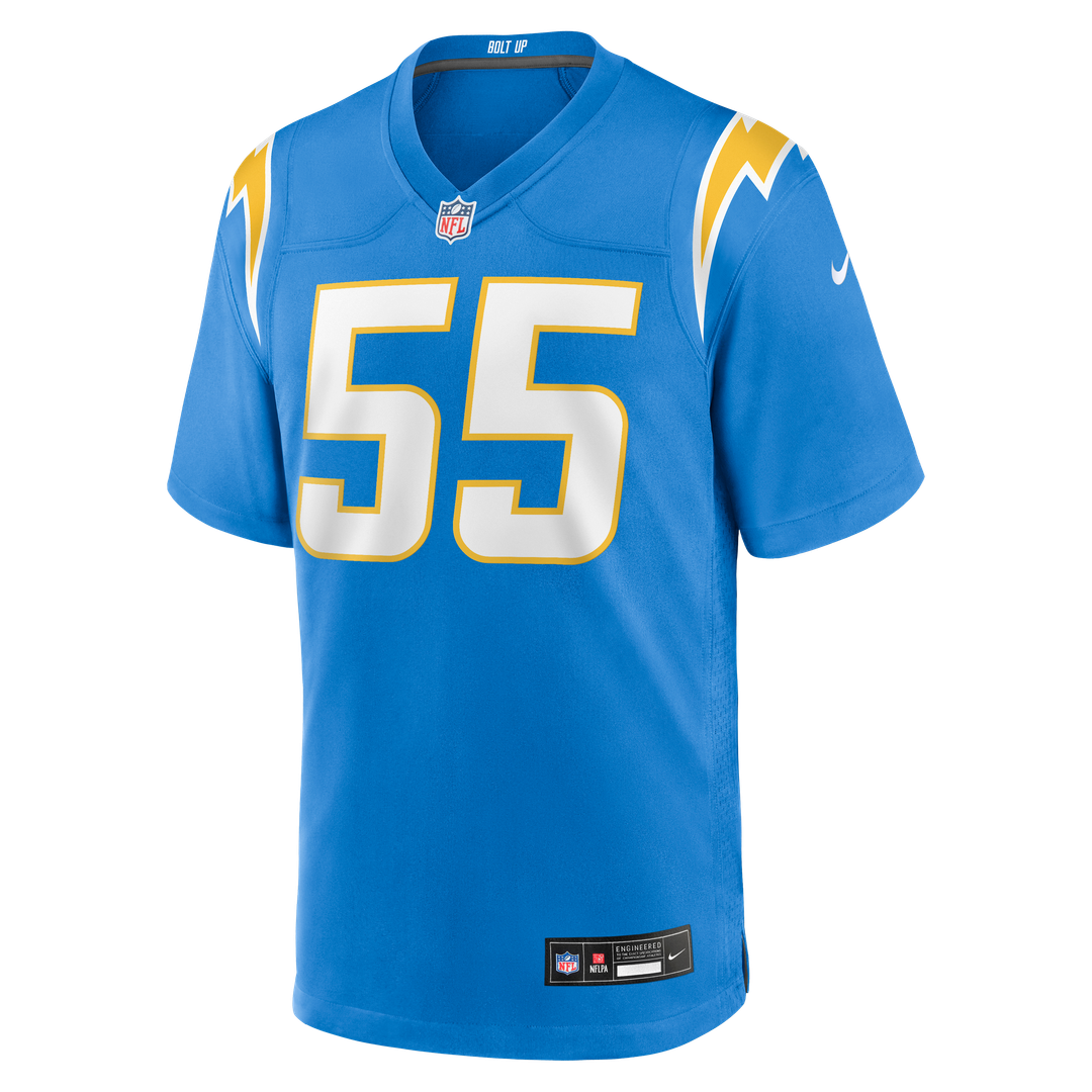 Junior Seau Los Angeles Chargers Nike Game Retired Player Jersey - Powder Blue