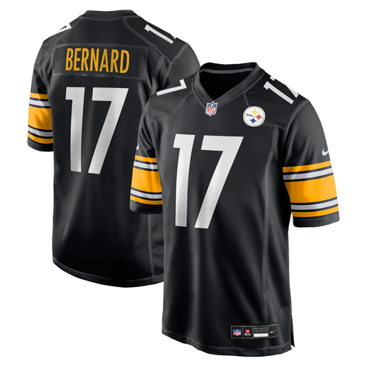 Germie Bernard Pittsburgh Steelers Nike Game Jersey - Black