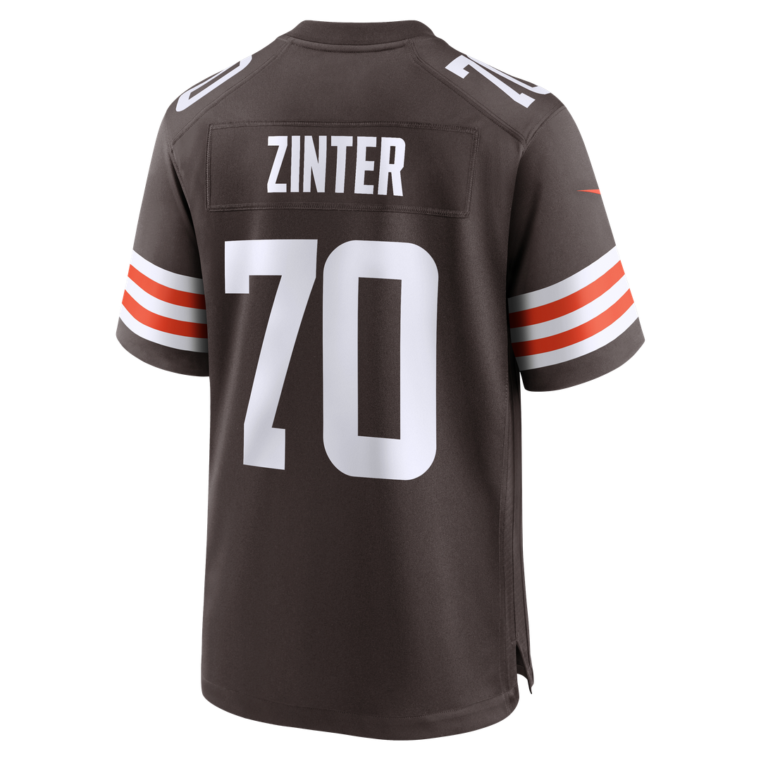 Zak Zinter Cleveland Browns Nike Team Game Jersey -  Brown