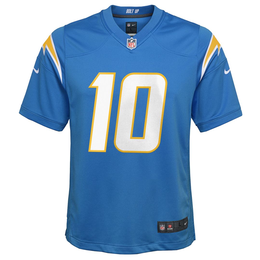 Justin Herbert Los Angeles Chargers Nike Youth Game Jersey - White