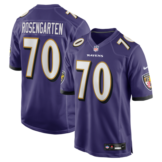 Roger Rosengarten Baltimore Ravens Nike Team Game Jersey -  Purple