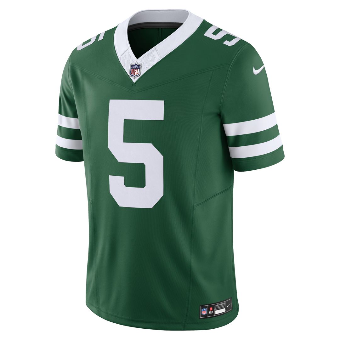 Garrett Wilson New York Jets Nike Alternate Vapor F.U.S.E. Limited Jersey  - Legacy Black