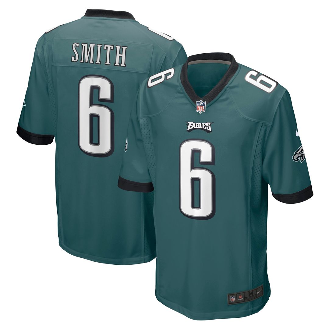 DeVonta Smith Philadelphia Eagles Nike Team Game Jersey - Midnight Green