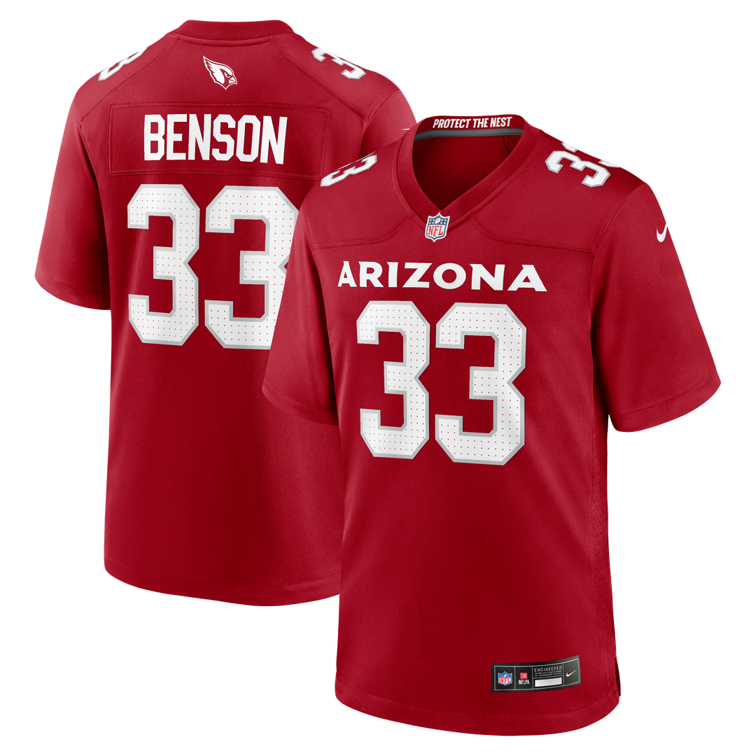 Trey Benson Arizona Cardinals Nike Team Game Jersey -  Cardinal