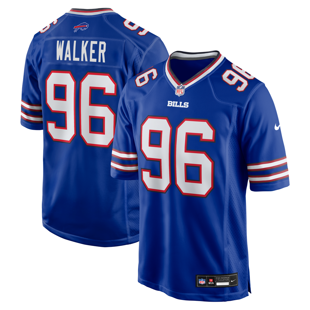 Deone Walker Buffalo Bills Nike Team Game Jersey -  Royal