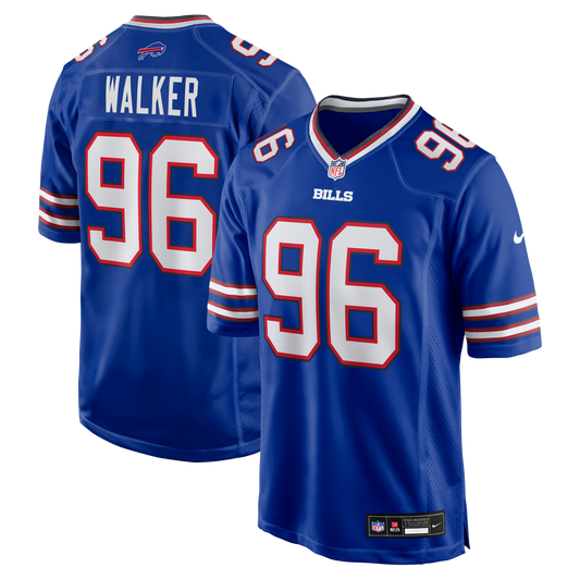 Deone Walker Buffalo Bills Nike Team Game Jersey -  Royal