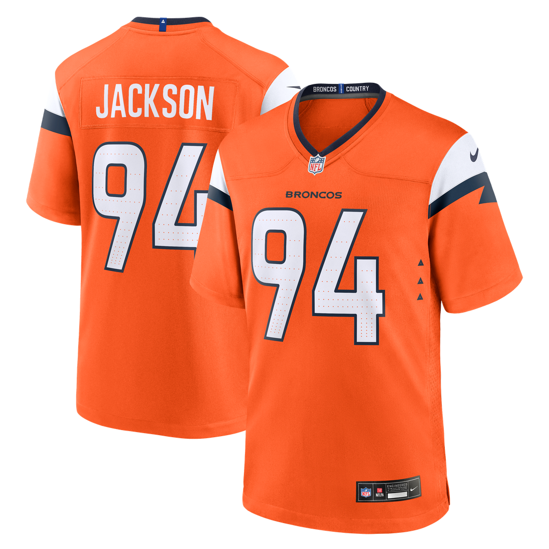 Jordan Jackson Denver Broncos Nike Team Game Jersey -  Orange