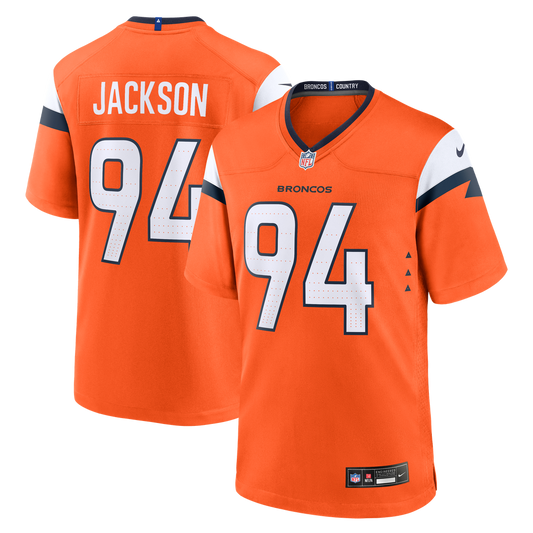 Jordan Jackson Denver Broncos Nike Team Game Jersey -  Orange