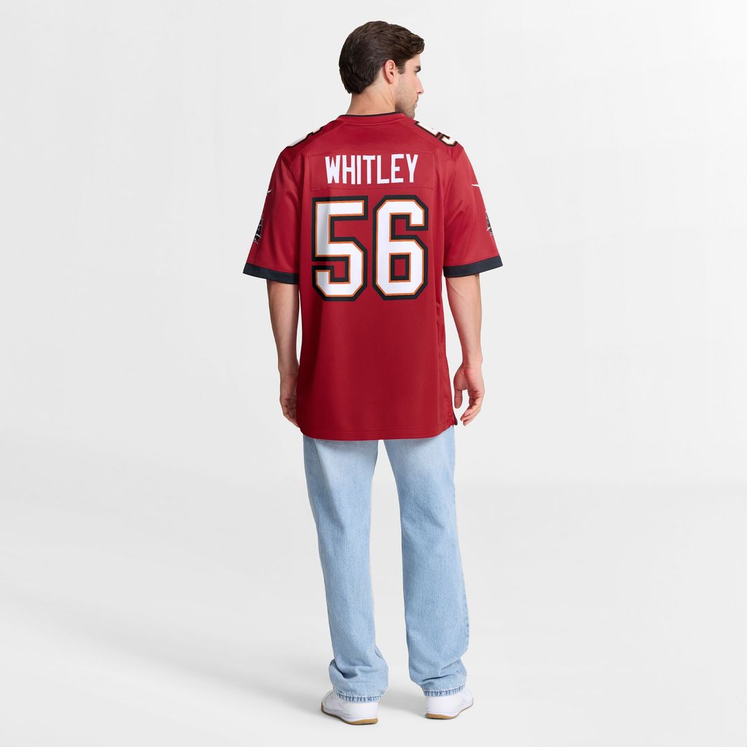Benton Whitley Tampa Bay Buccaneers Nike Team Game Jersey -  Red