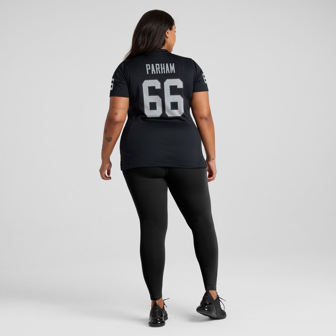 Dylan Parham Las Vegas Raiders Nike Women's Game Player Jersey - Black