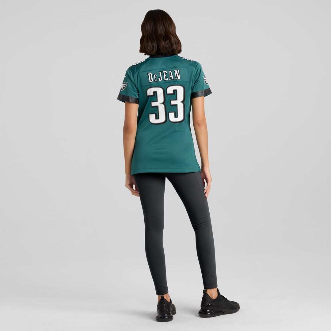Cooper DeJean Philadelphia Eagles Nike Women's Team Game Jersey - Midnight Green