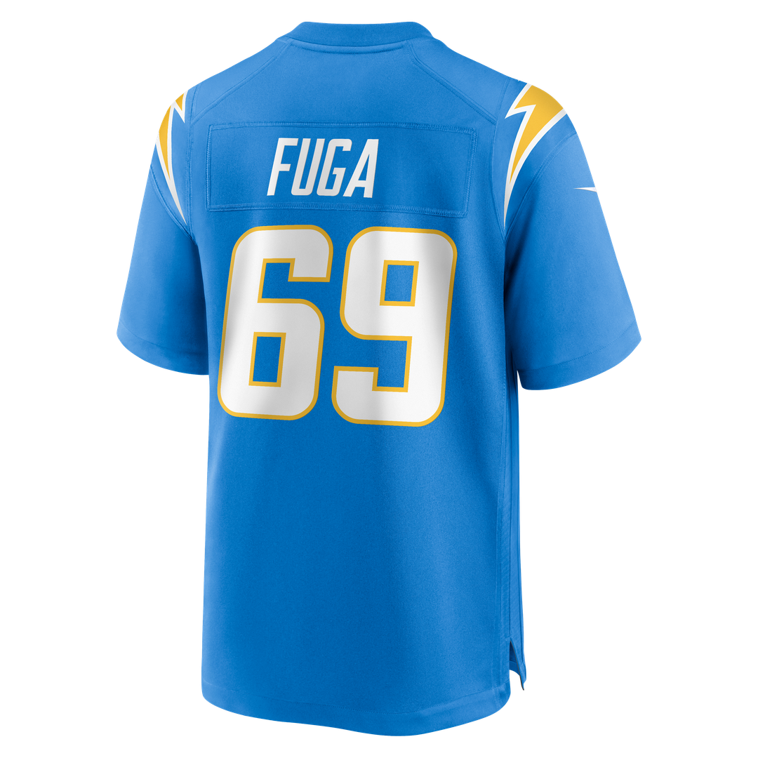 Josh Fuga Los Angeles Chargers Nike Team Game Jersey -  Powder Blue
