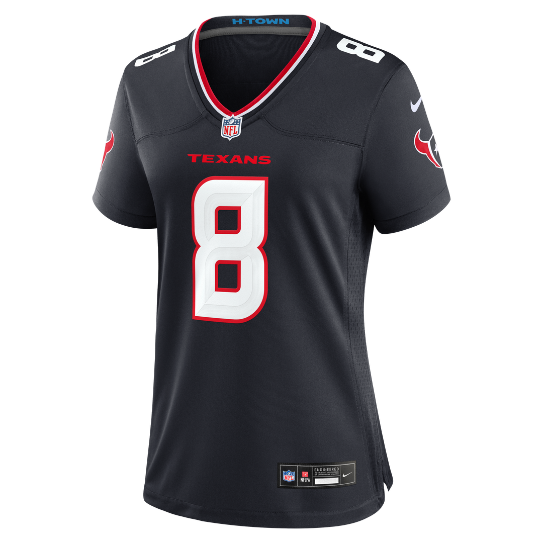 Cade Stover Houston Texans Nike Women's Team Game Jersey -  Navy